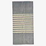 Hand Woven Rugs - Gray and Natural Stripe Design - Ansari LLC