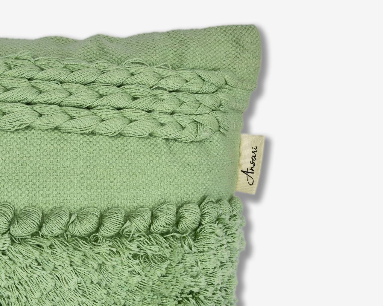 Pack of 2 Handcrafted Shaggy Cushion Covers - Unique Home Decor - Ansari LLC