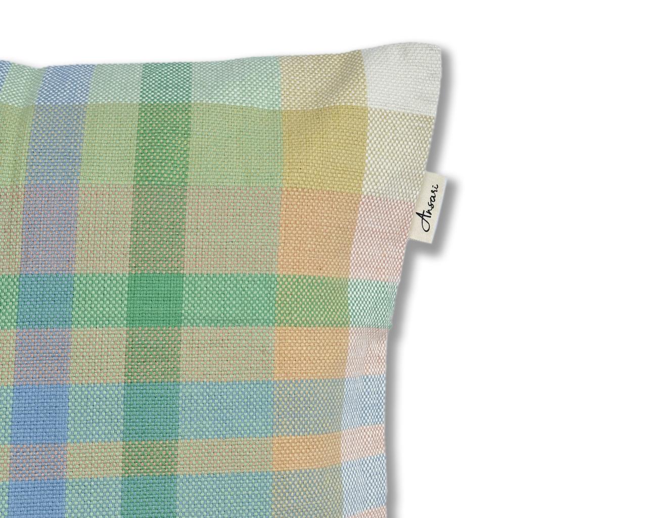 Pack of 2 Hand Woven Cushion Cover - Multi Color - Ansari LLC